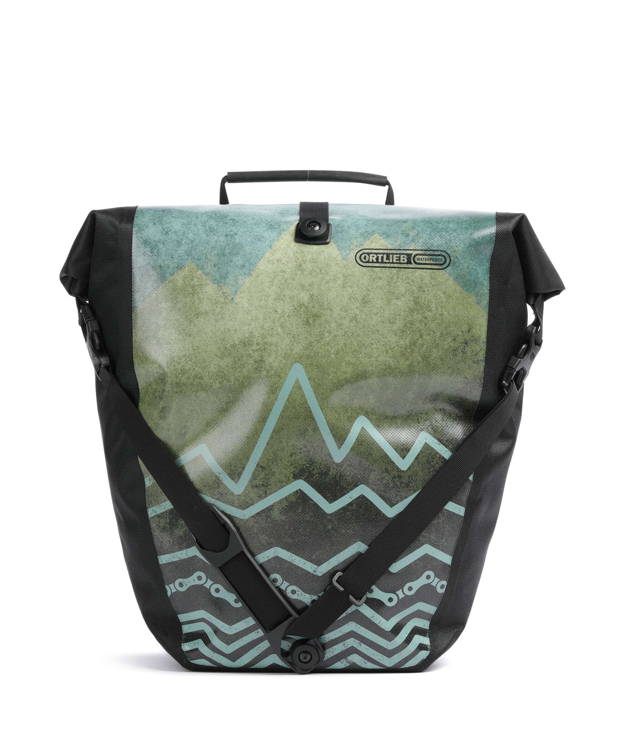 Ortlieb Back-Roller Design Sierra QL2.1 Bike pannier green/black