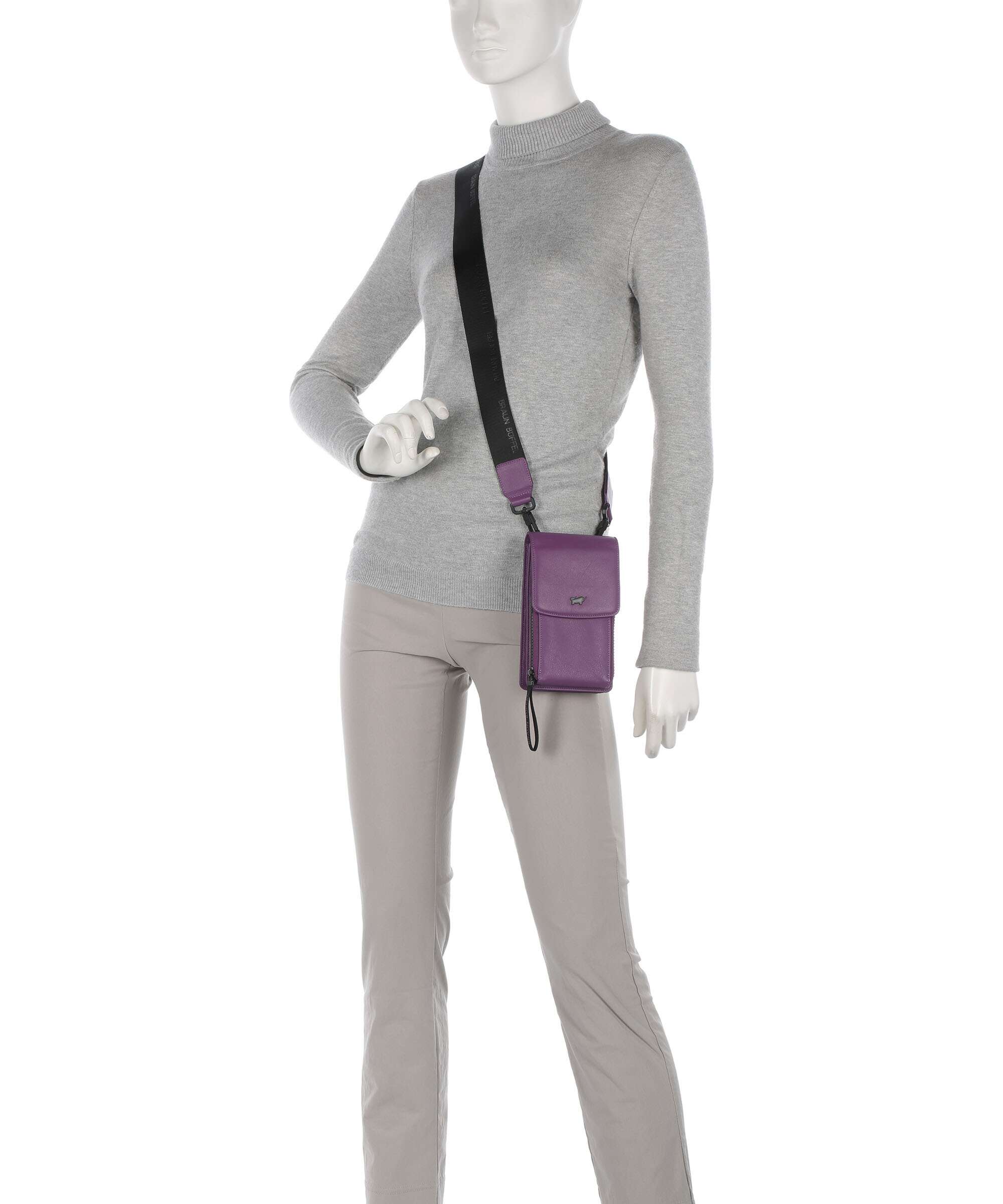 Braun Büffel Capri Phone bag viola