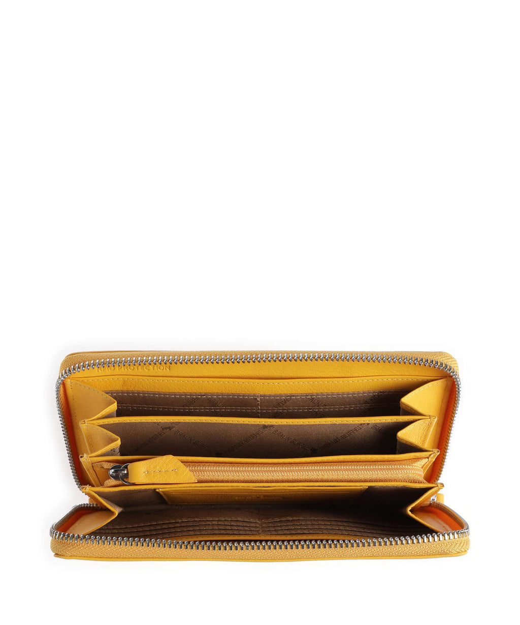 Braun Büffel Joy Wallet gelb