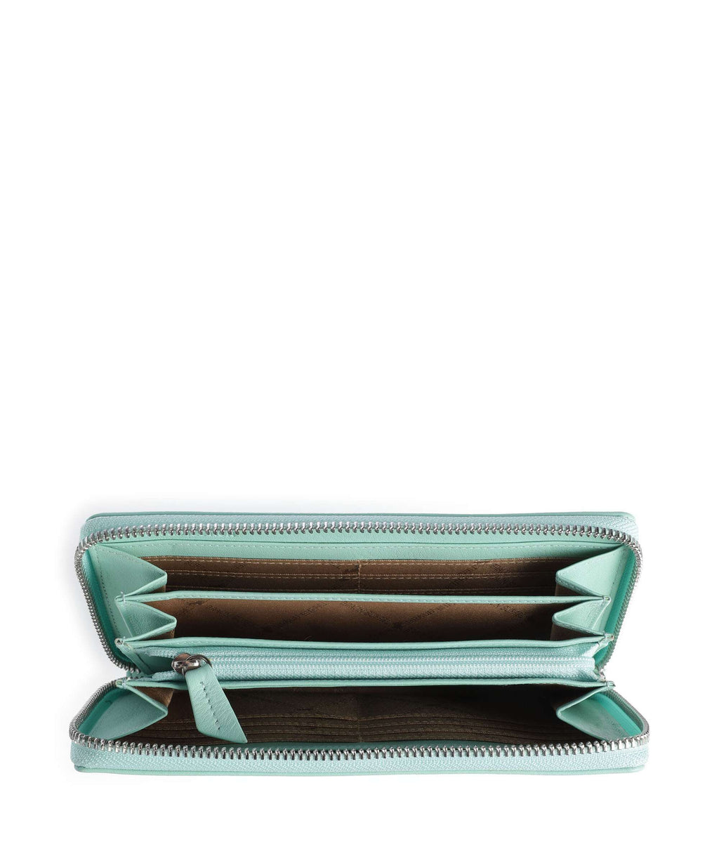 Braun Büffel Joy Wallet aquamarin