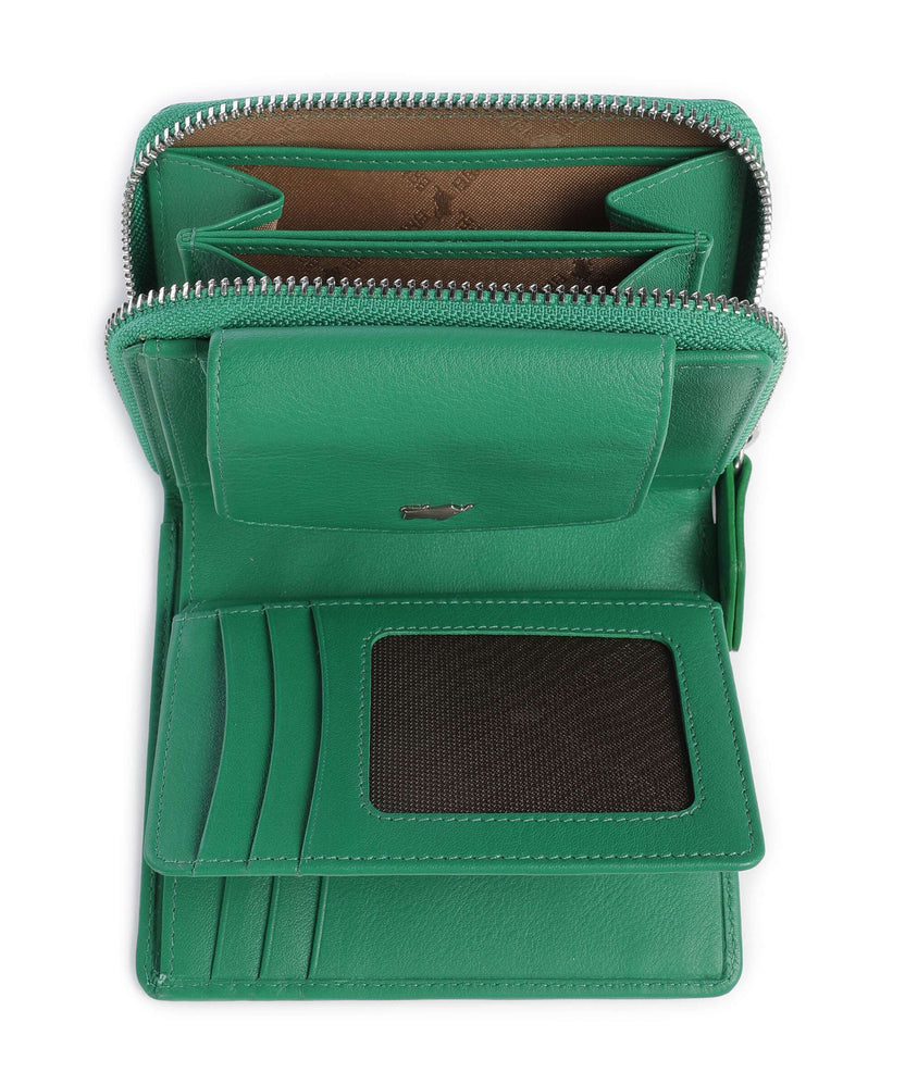 Braun Büffel Joy Wallet fern green