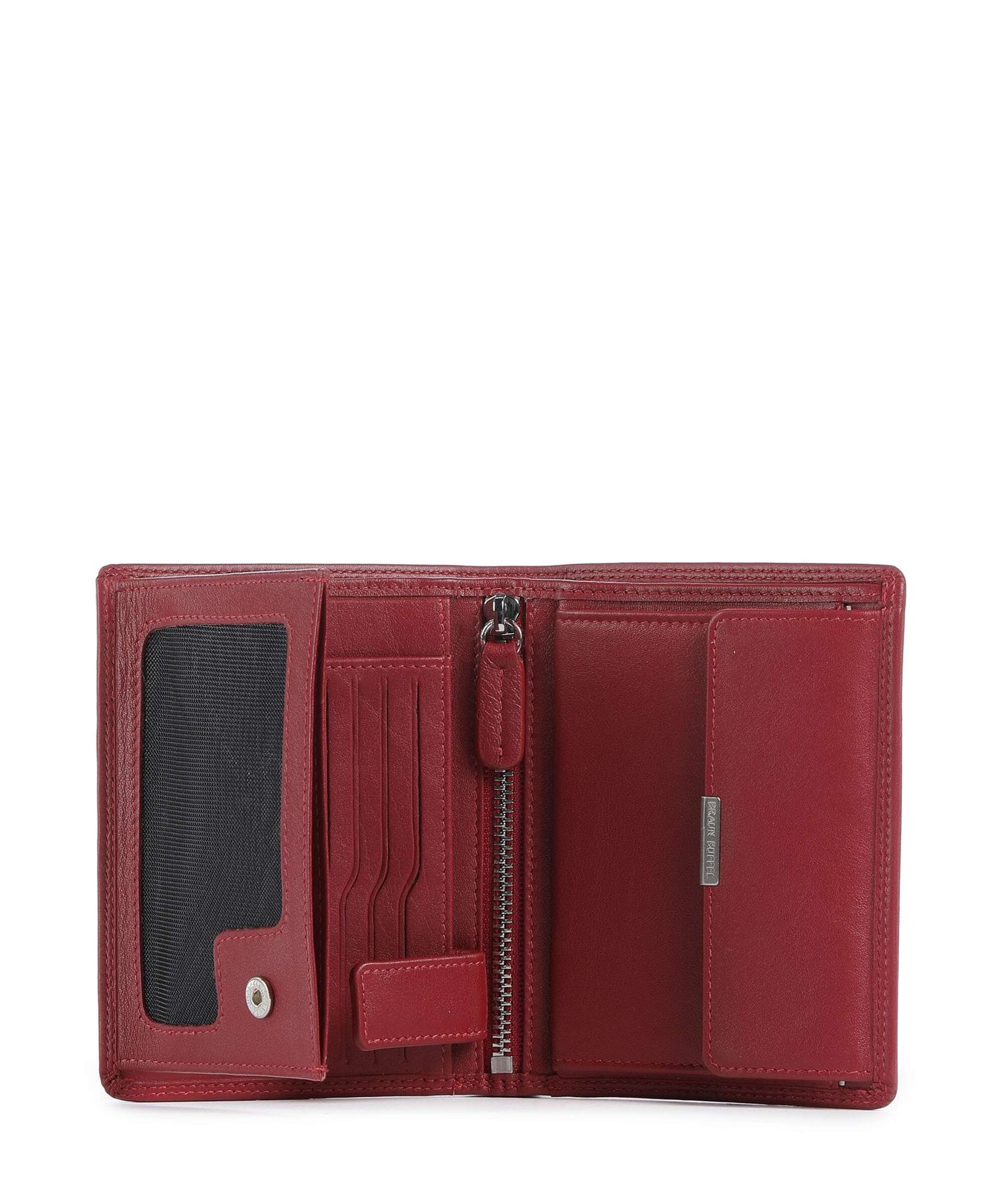 Braun Büffel Golf RFID Wallet rot