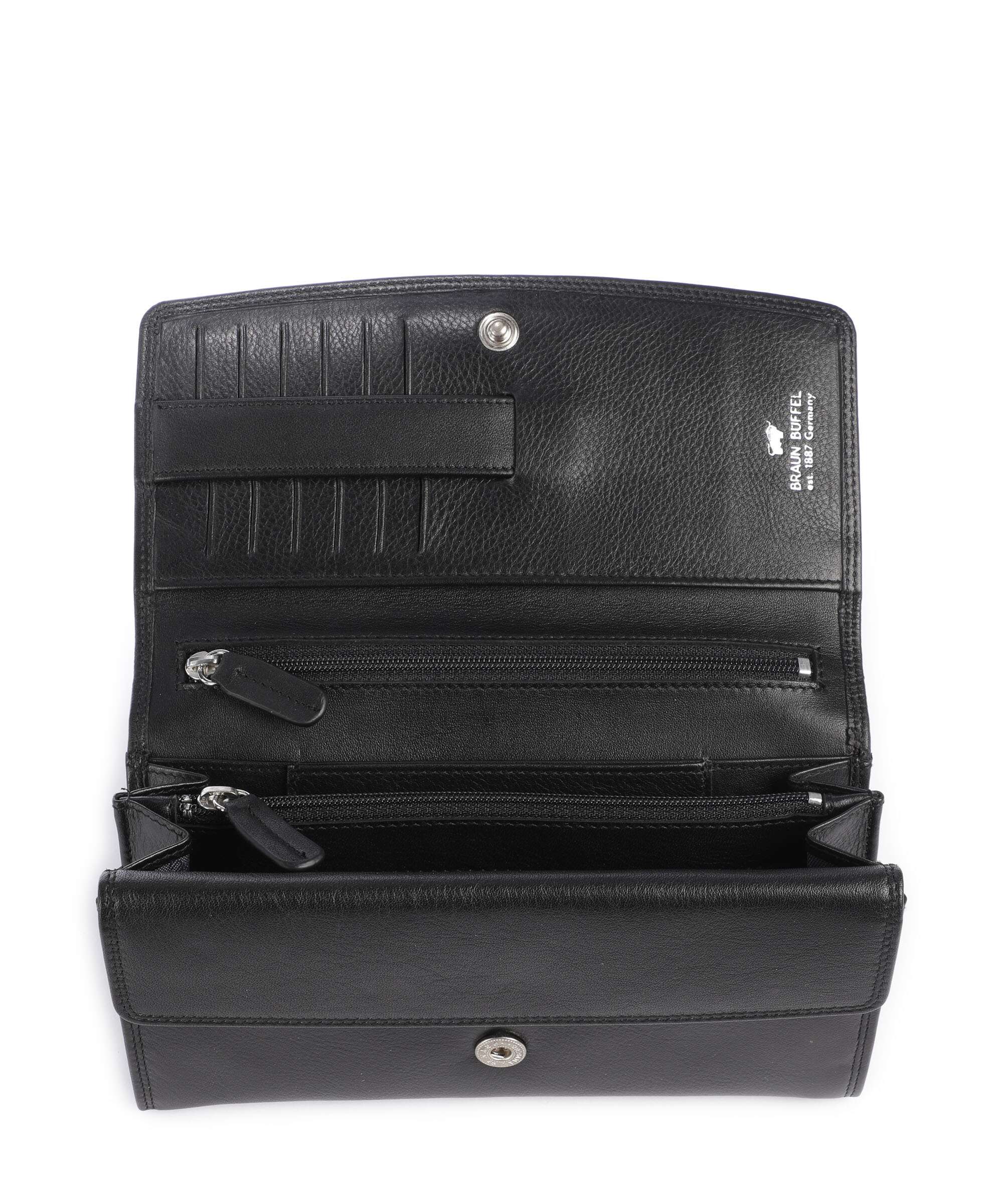 Braun Büffel Golf Wallet schwarz
