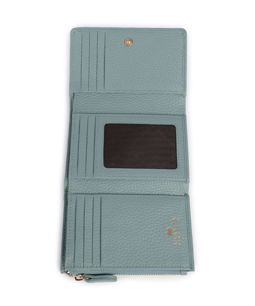 Braun Büffel Asti S Wallet green mistle