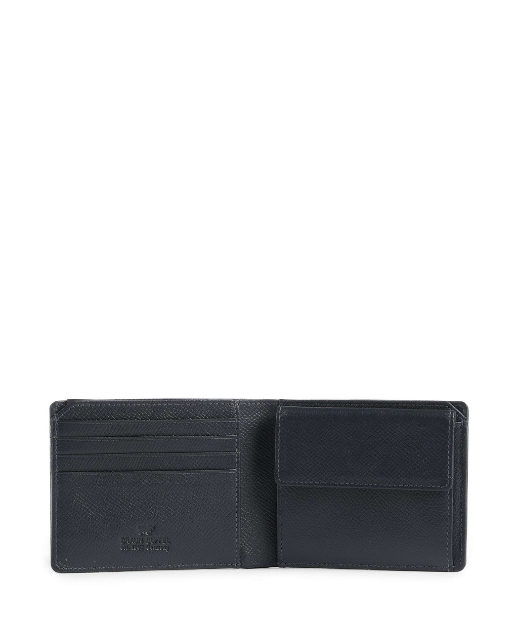 Braun Büffel Robin Wallet blau
