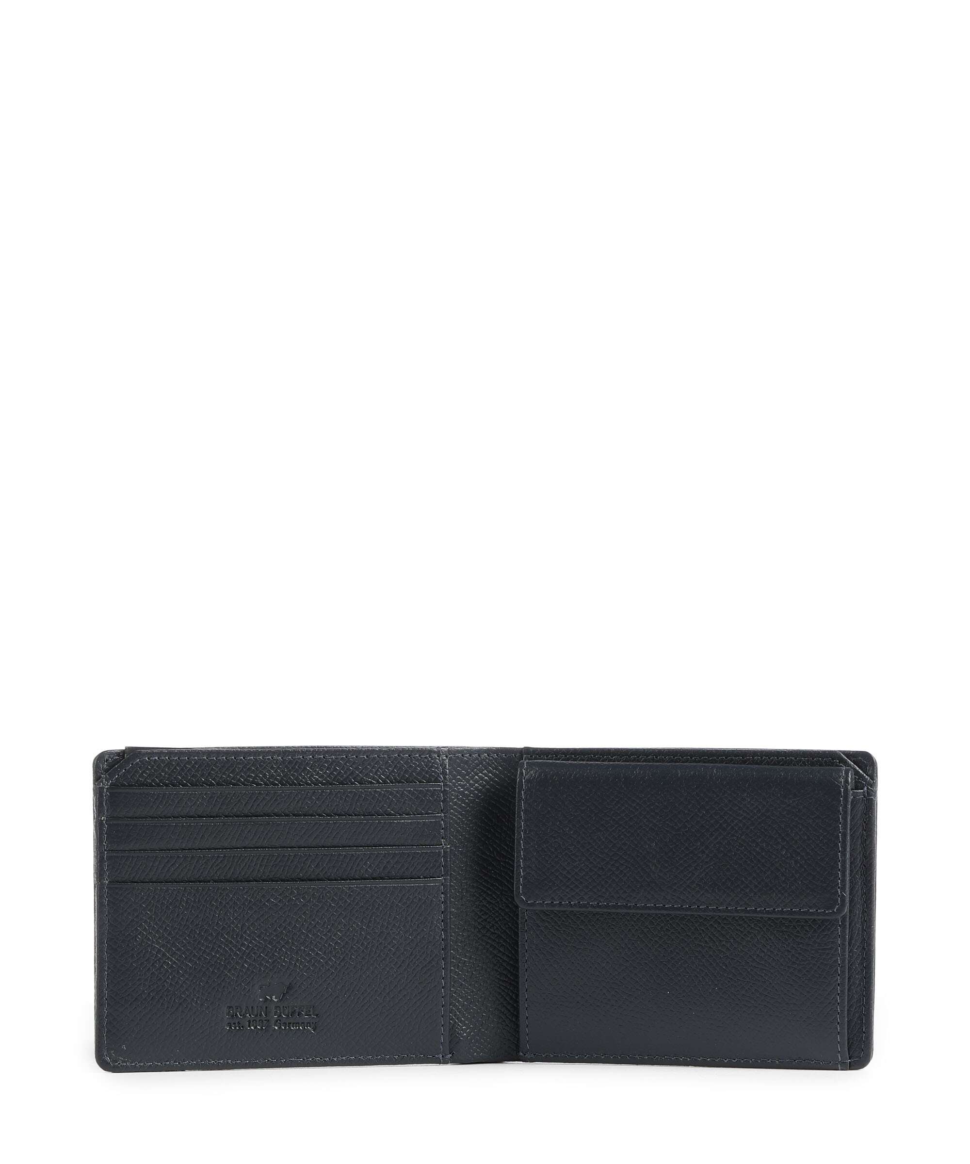 Braun Büffel Robin Wallet blau