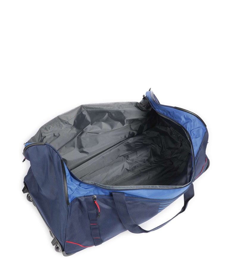 Travelite Basics Travel bag with wheels marine/rot