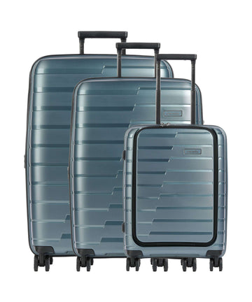 Travelite Air Base Kofferset (4 wielen) eisblau