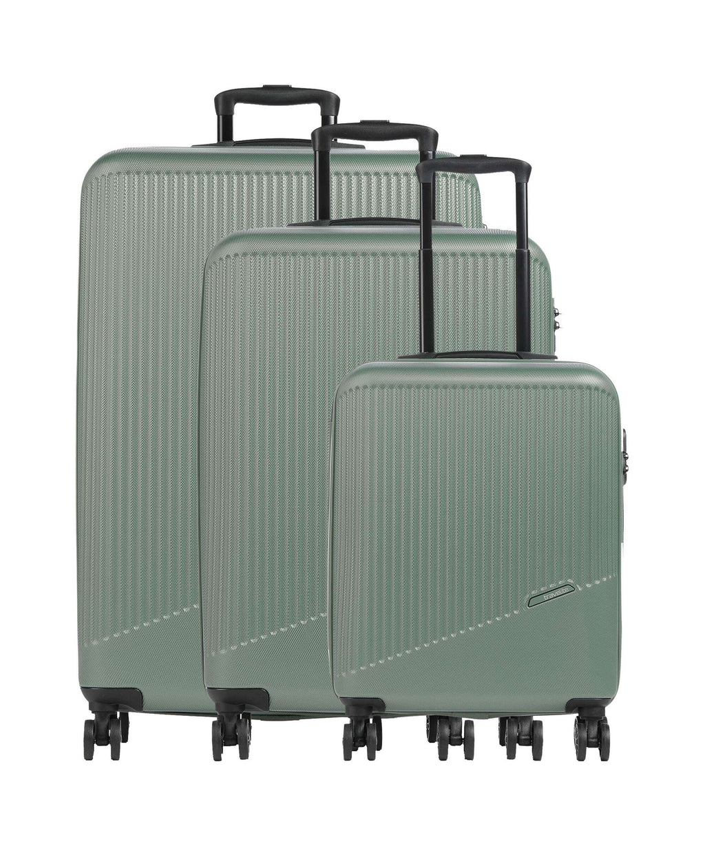 Travelite Bali Suitcase set (4 wheels) grün