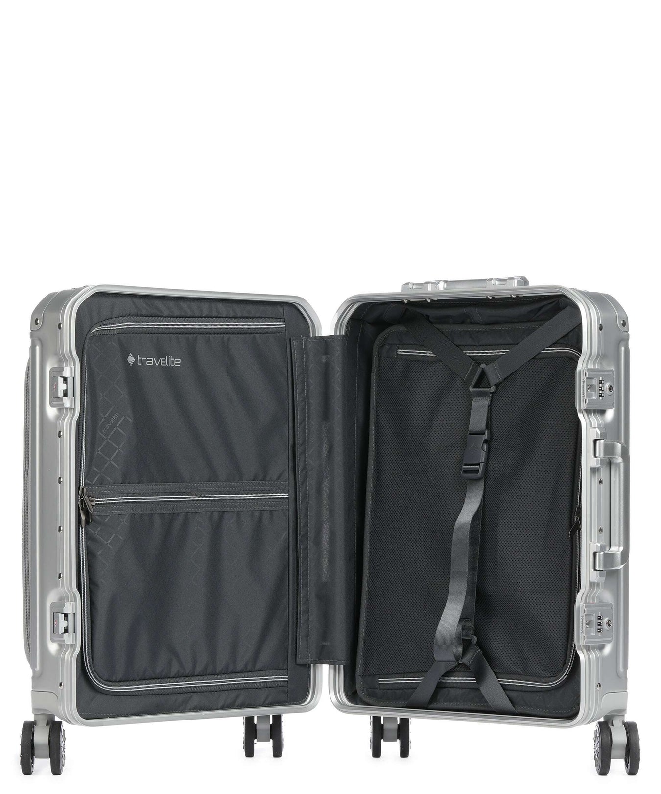 Travelite Next Spinner (4 wheels) silber