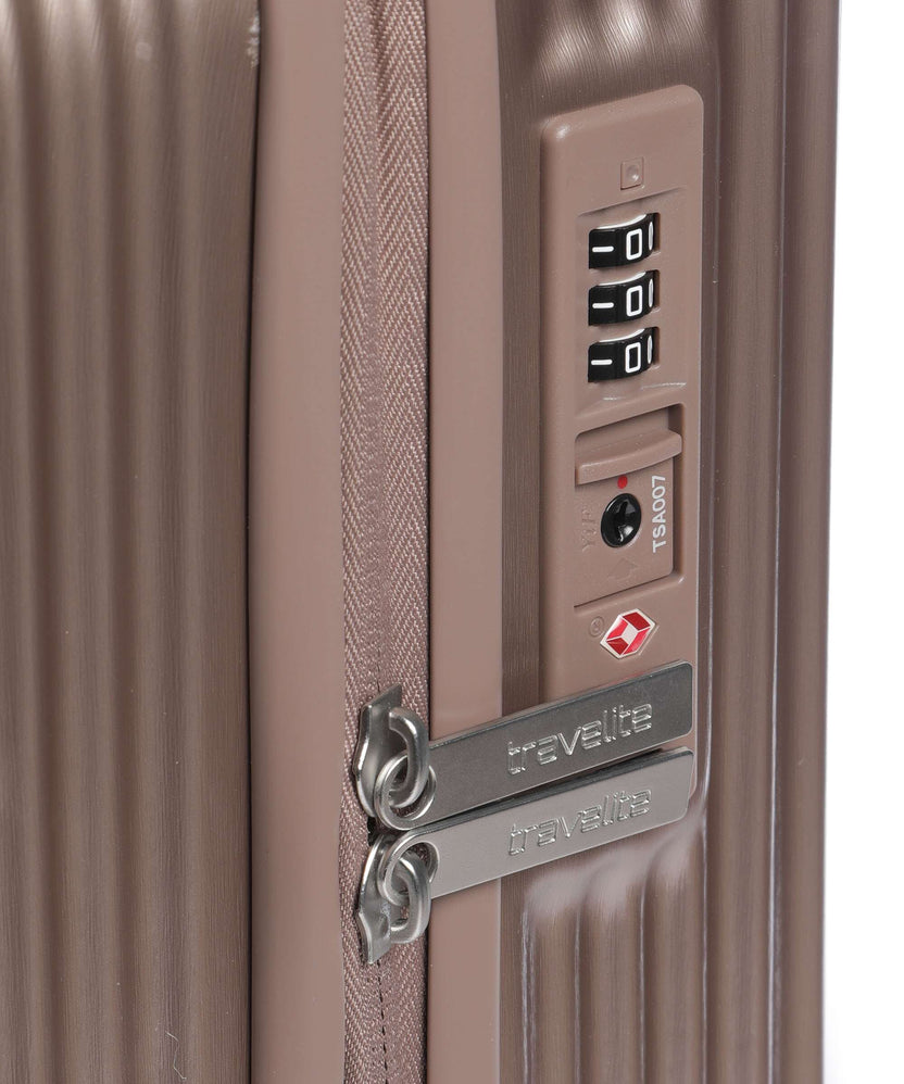 Travelite Paros Spinner (4 wheels) cappuccino