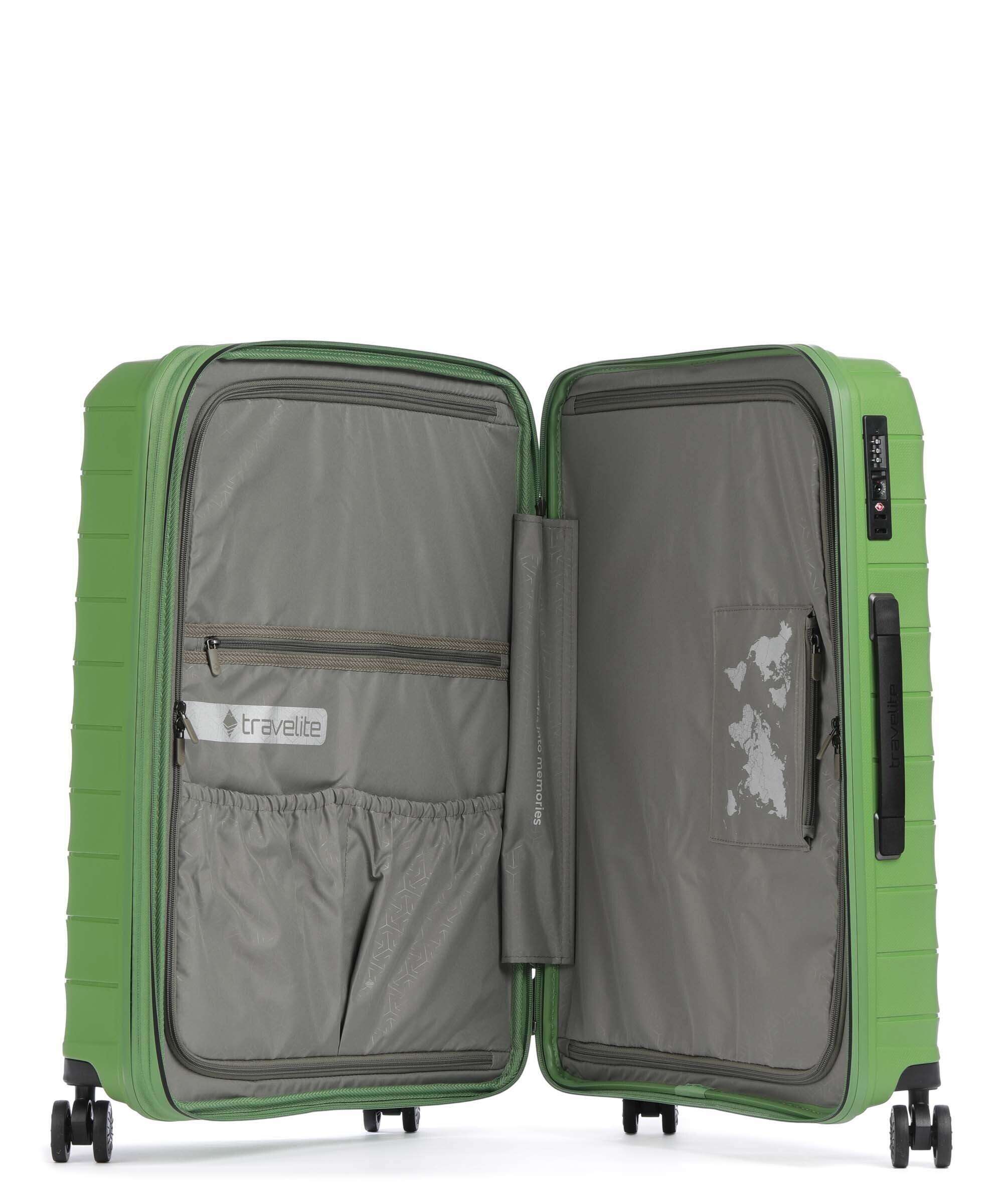 Travelite Mooby Spinner (4 wheels) grün