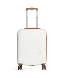 Travelite Bali Trolley (4 wielen) weiss/cognac