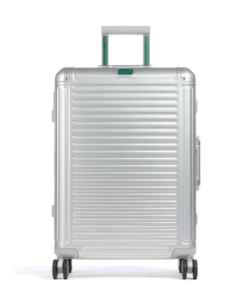 Travelite Next Trolley (4 wielen) silber/grün