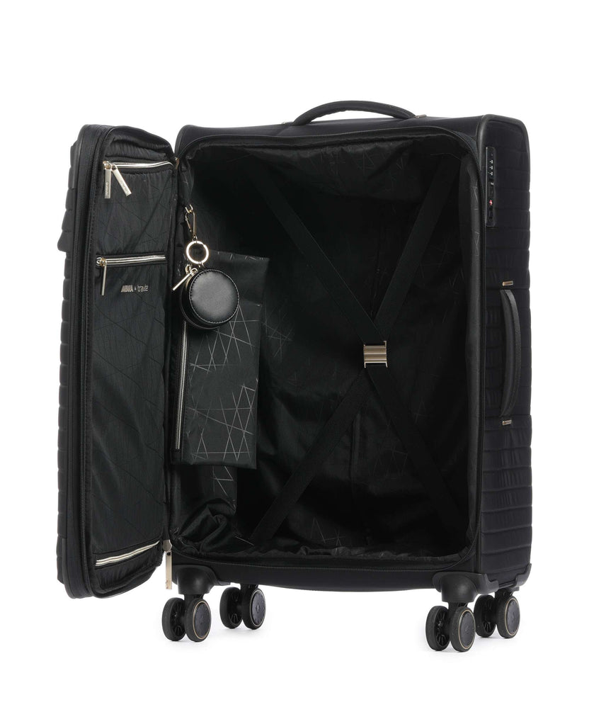 Travelite Barbara Stepp Spinner (4 wheels) schwarz