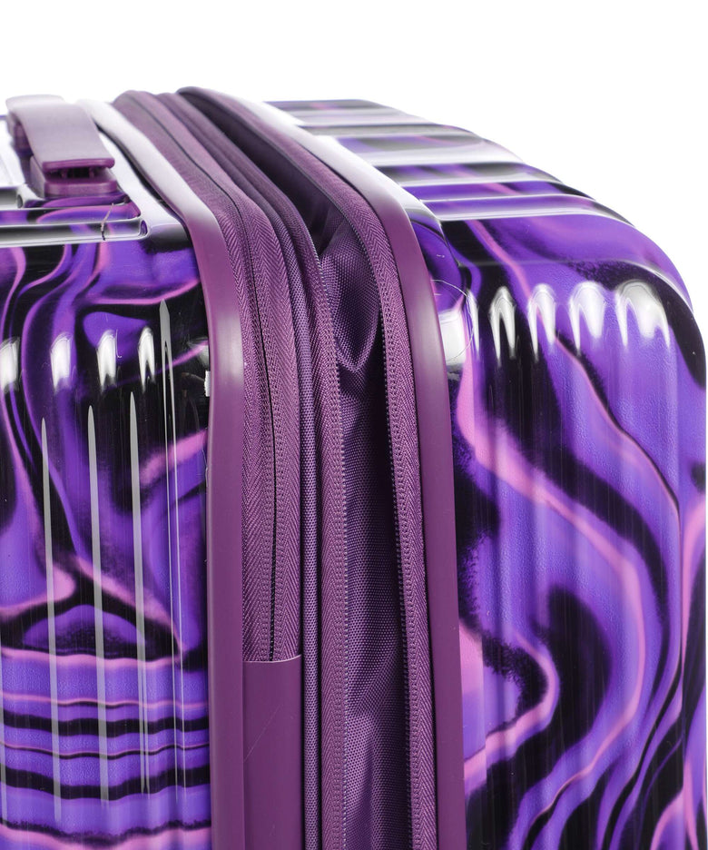 Travelite Lascana Edition Suitcase set (4 wheels) purple swirl