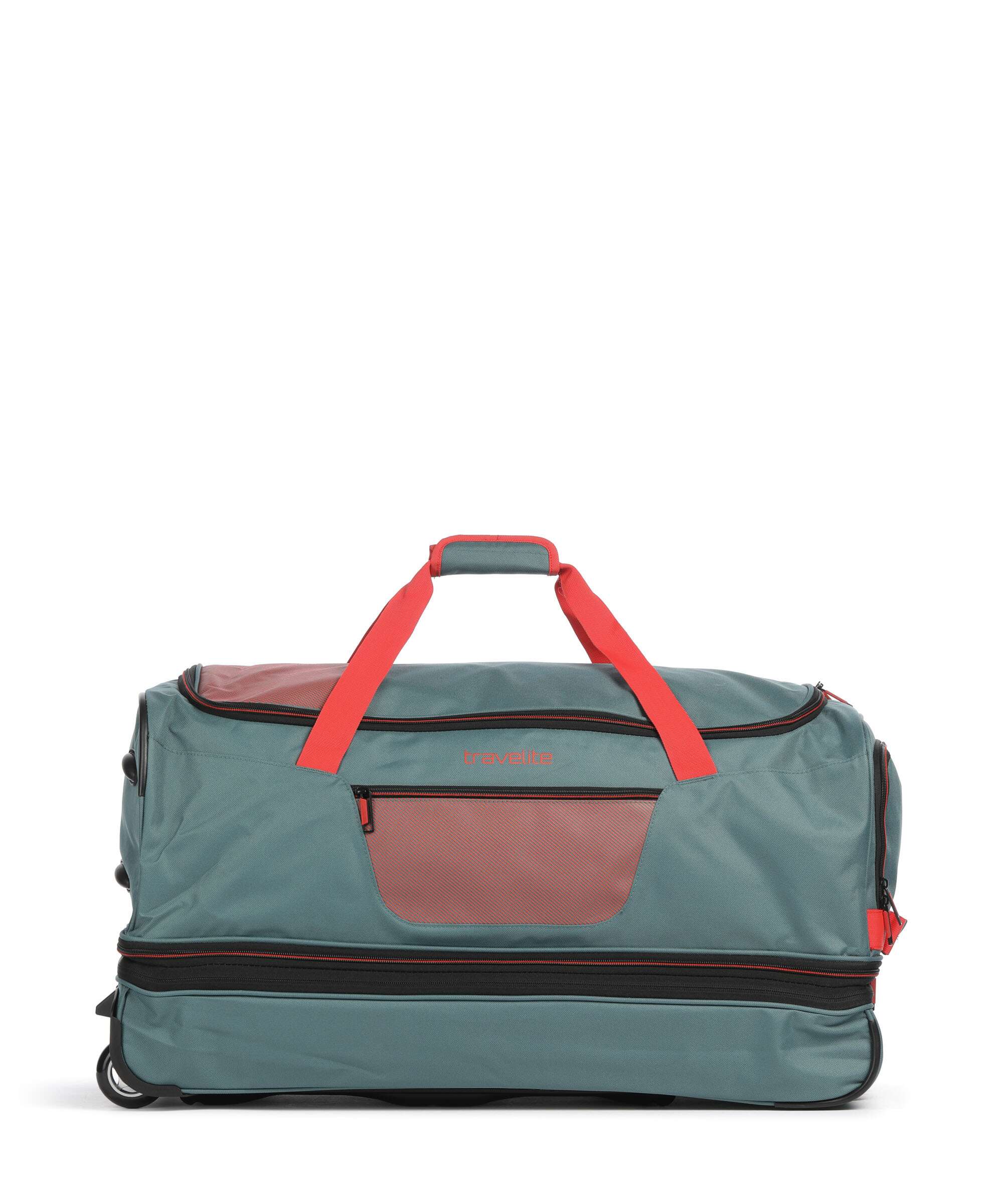 Travelite Basics Travel bag with wheels grün/orange