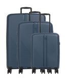 Travelite Air Stripe Kofferset (4 wielen) navy