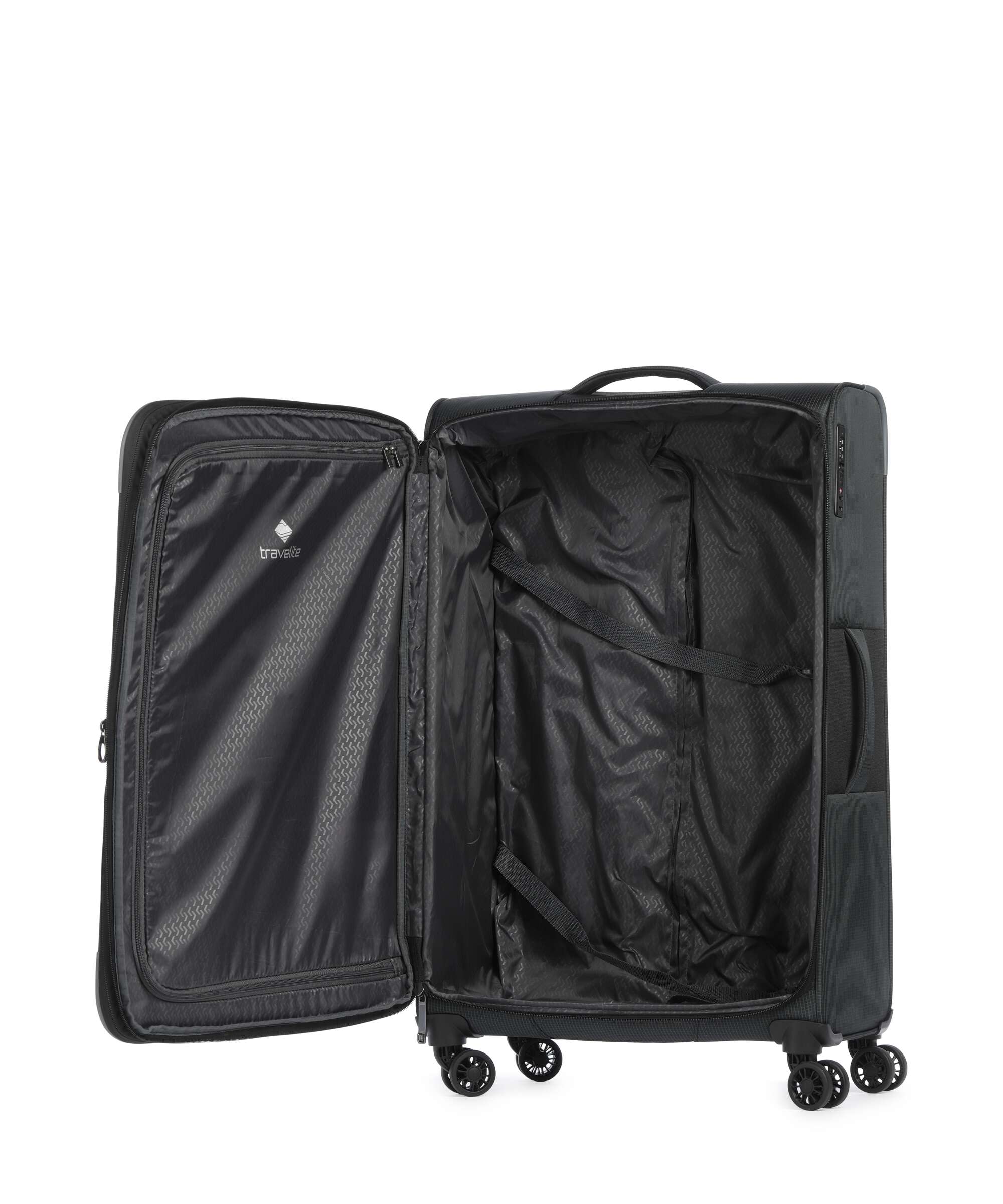 Travelite Corsiica Suitcase set (4 wheels) black