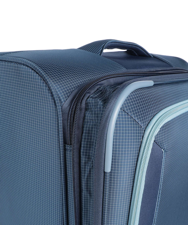 Travelite Corsiica Suitcase set (4 wheels) blue