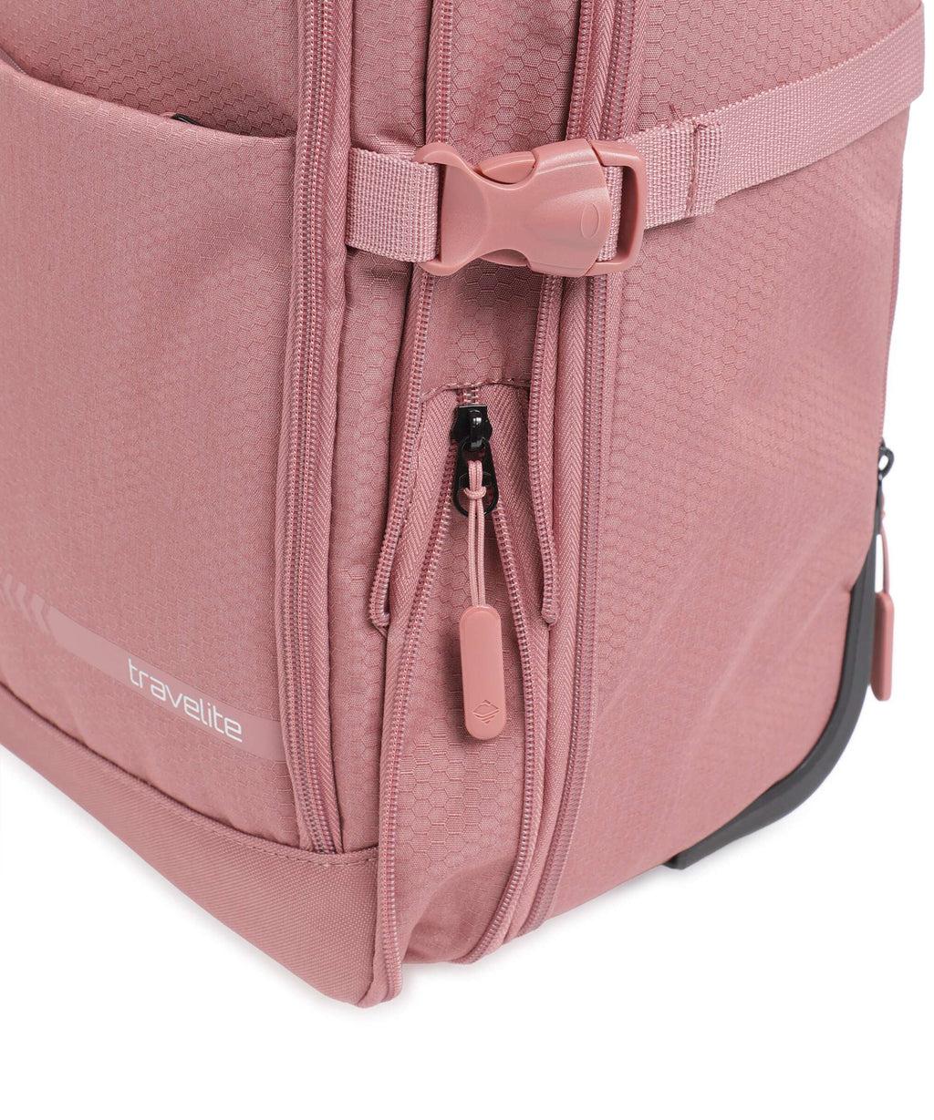 Travelite Kick Off Backpack with wheels blush