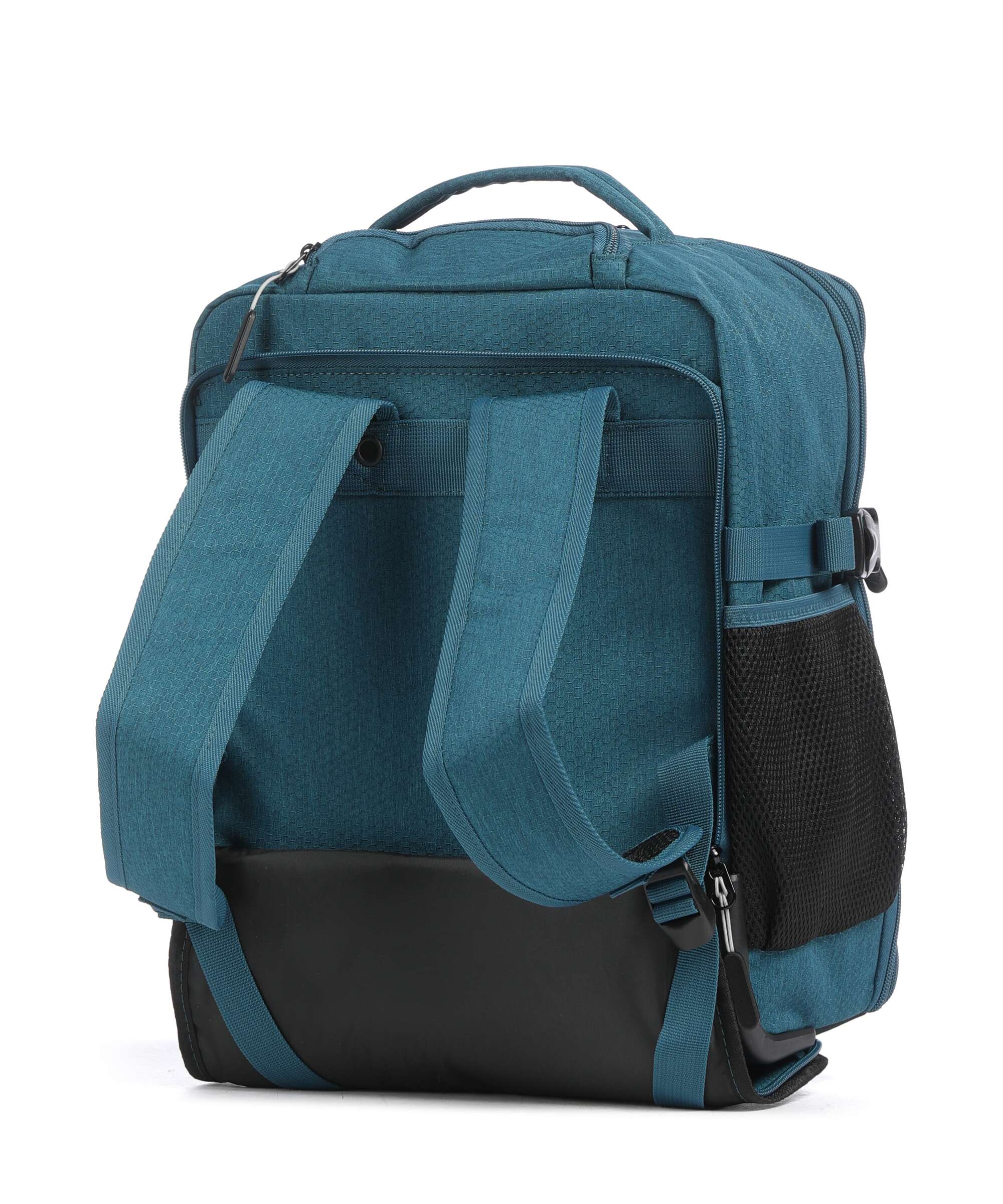 Travelite Kick Off Backpack with wheels petrol