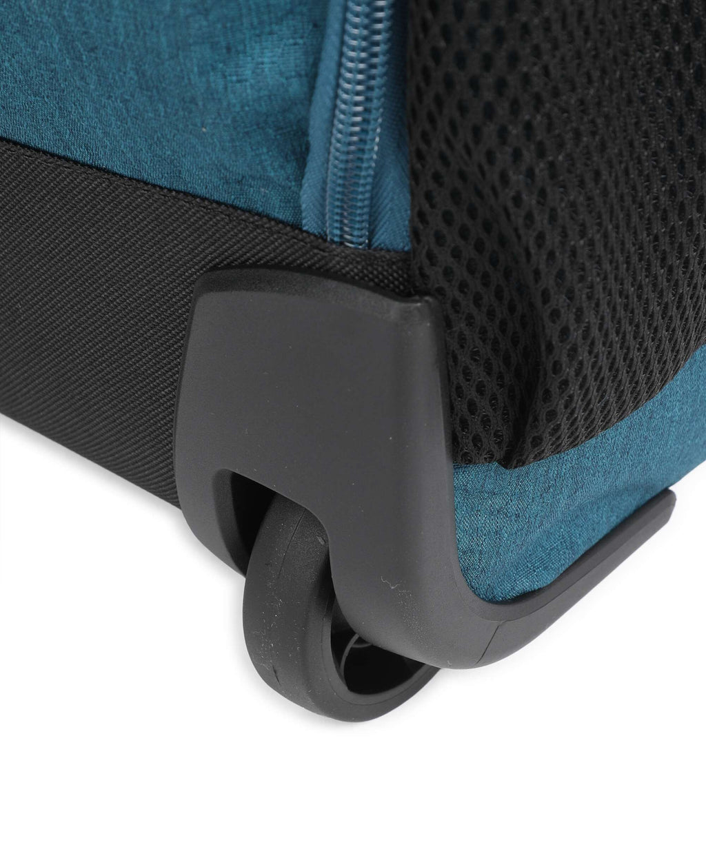Travelite Kick Off Backpack with wheels petrol