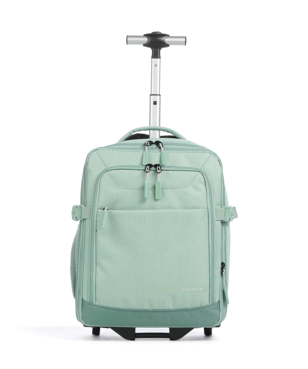 Travelite Kick Off Backpack with wheels sage green