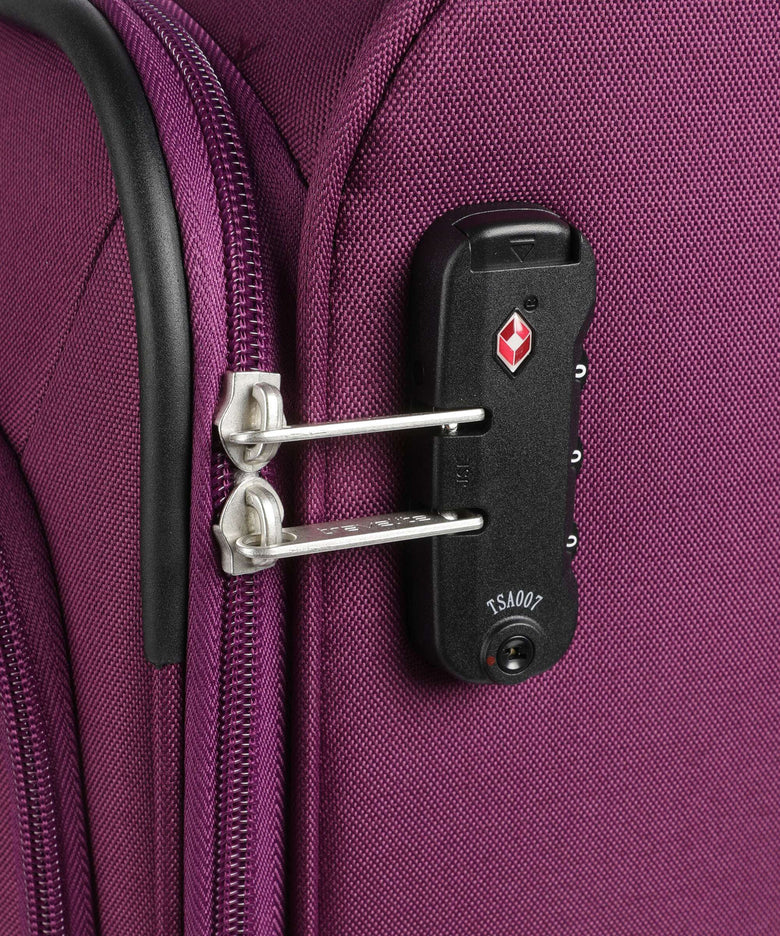 Travelite Priego Suitcase set (4 wheels) berry