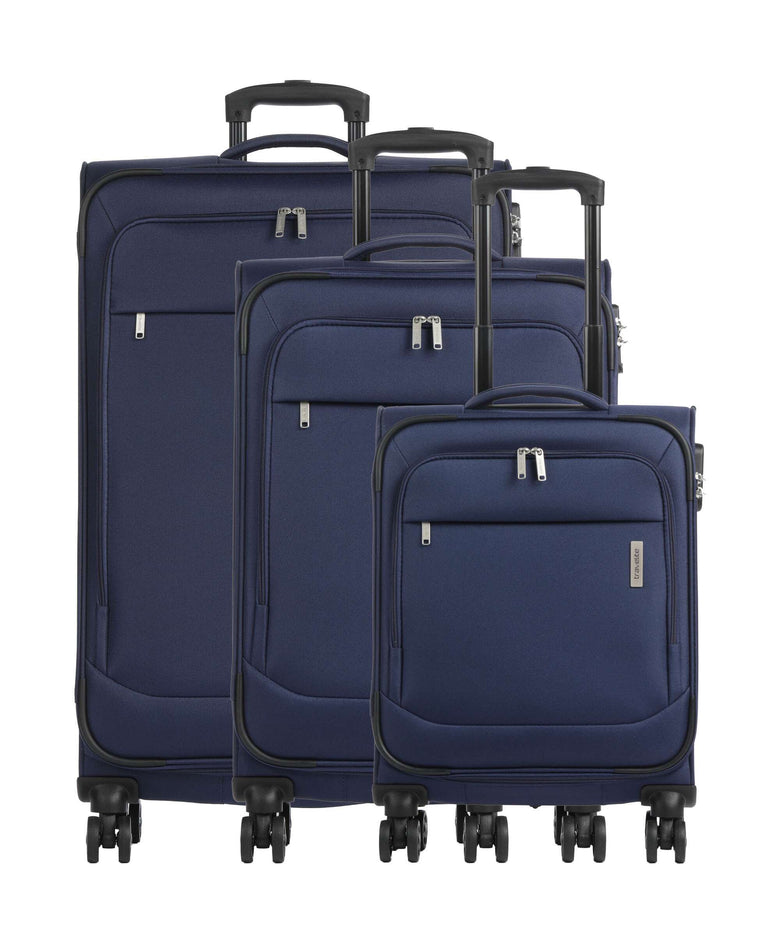 Travelite Priego Suitcase set (4 wheels) navy