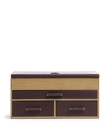 Windrose Wood Sieradendoos braun