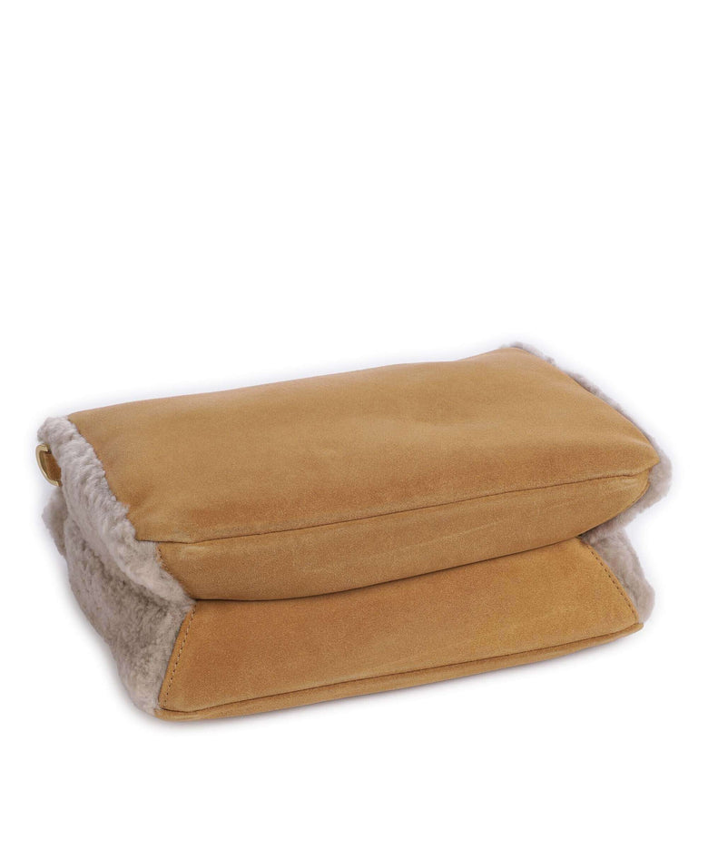 Bogner Banff Frisé Crossbody bag light brown