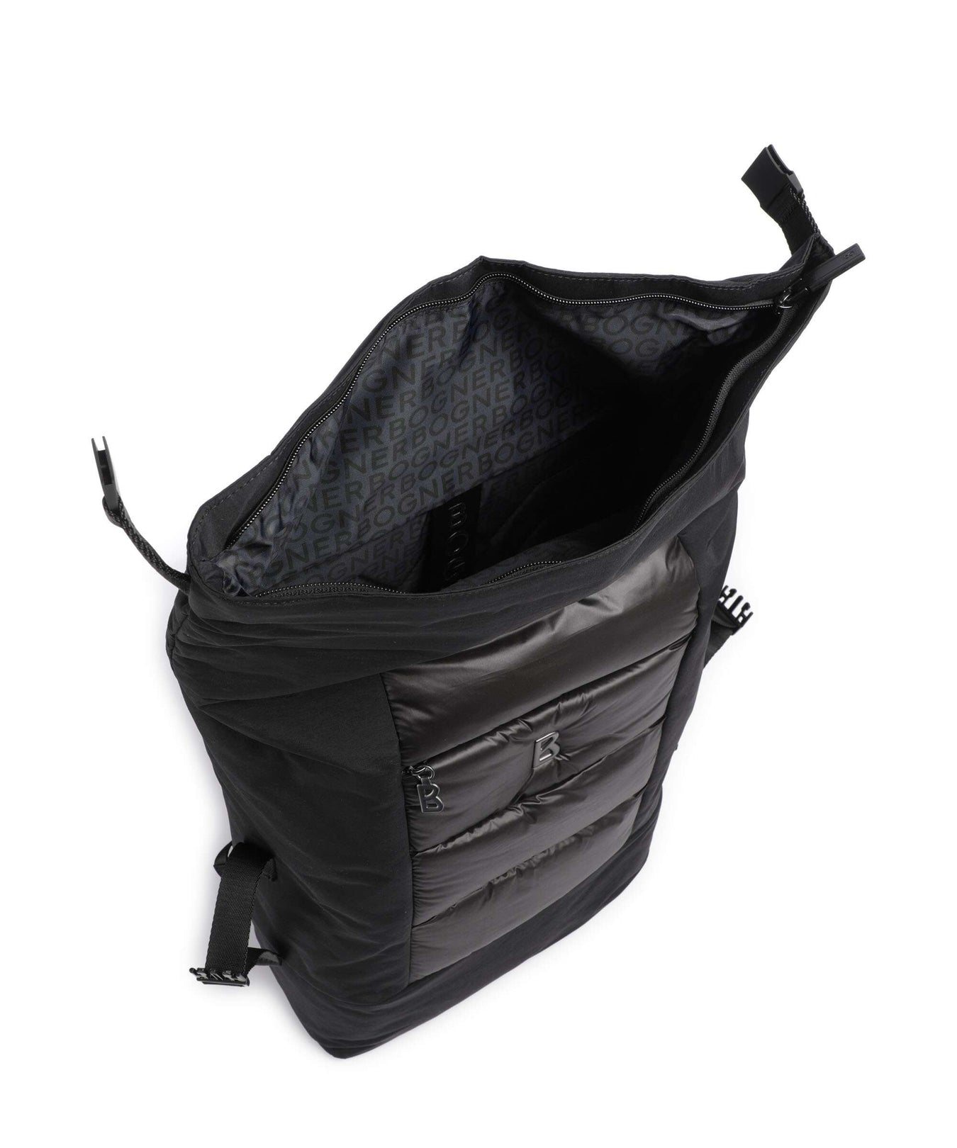 Bogner Monarch Leon Rolltop backpack black