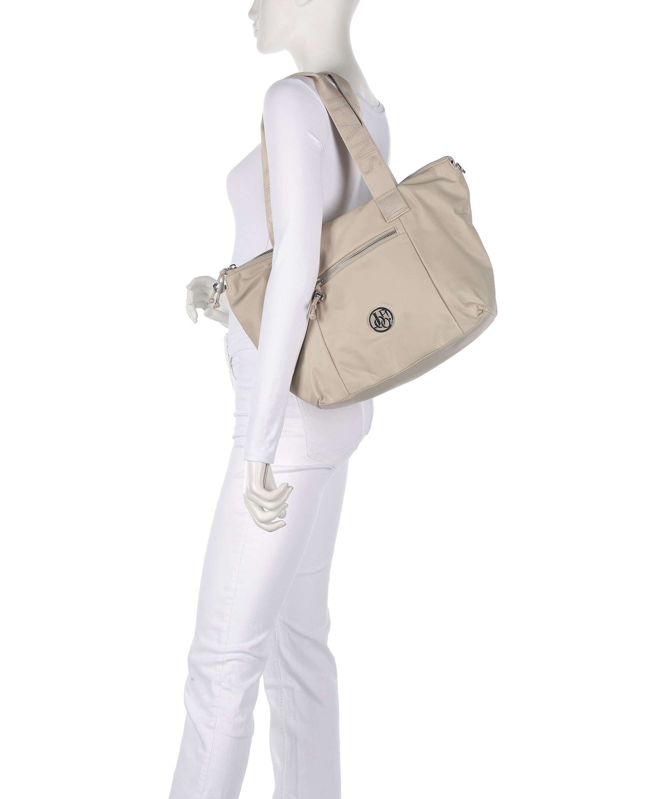JOOP! Jeans Lietissimo Janita Tote bag oyster gray