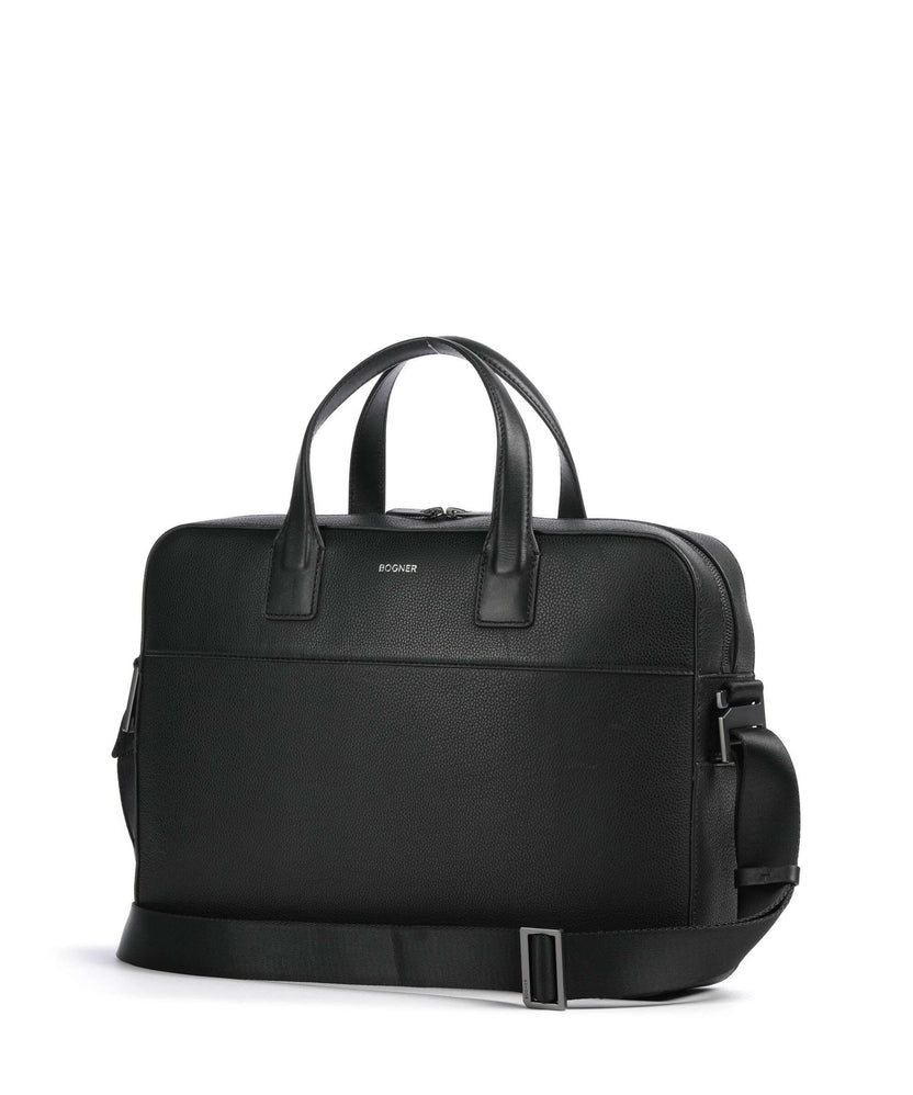 Bogner Kiroro text Briefcase black