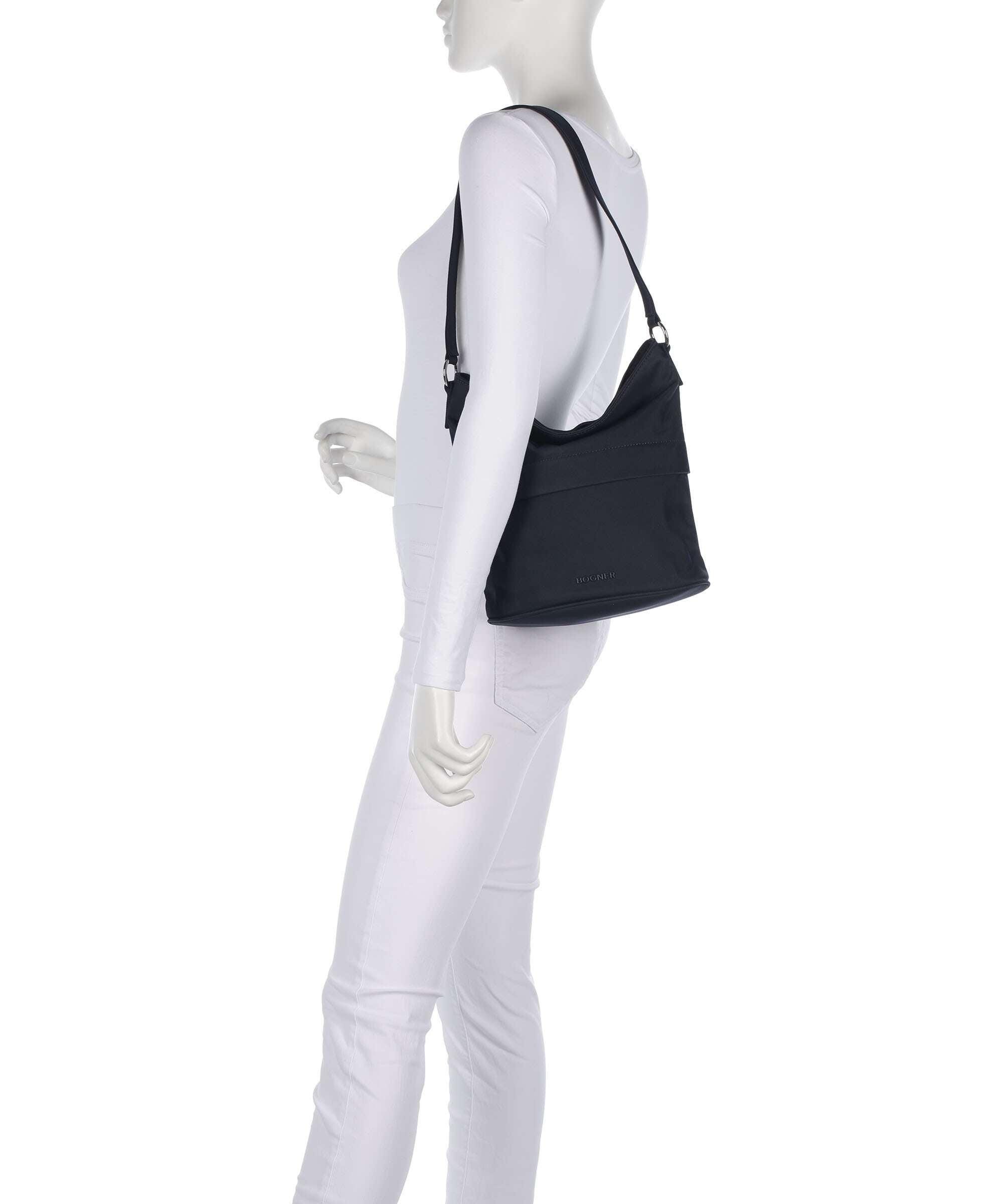 Bogner Maxon Heather Hobo bag dark navy