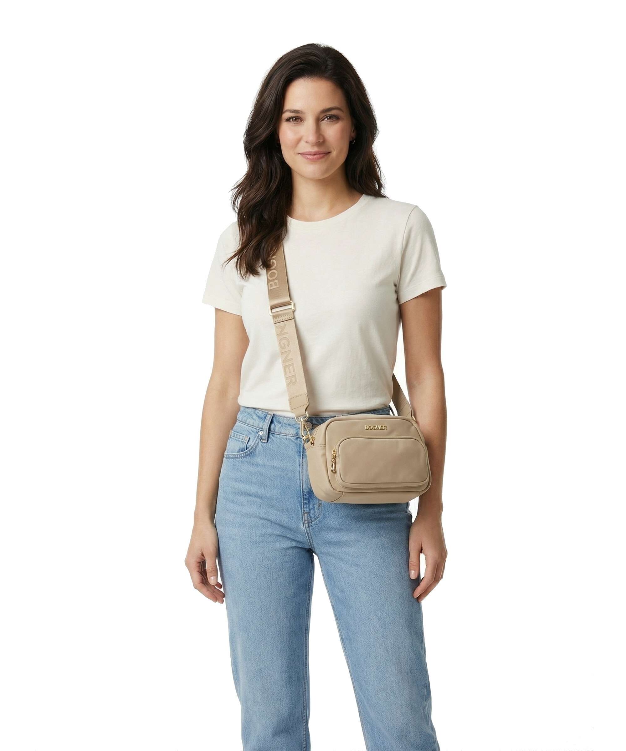 Bogner Klosters Neve Lidia Crossbody bag lattè
