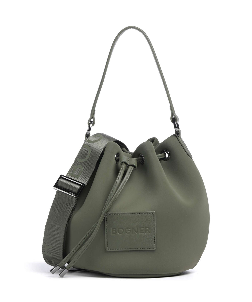 Bogner Alvier Ines Bucket bag dark olive