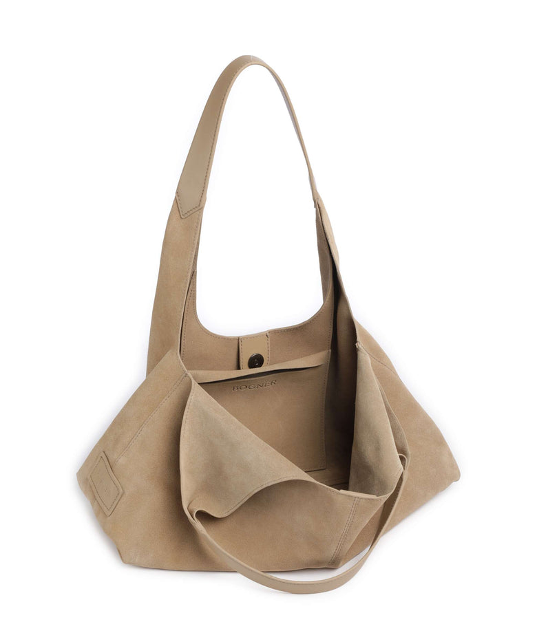 Bogner Founex Alienor Hobo bag beige