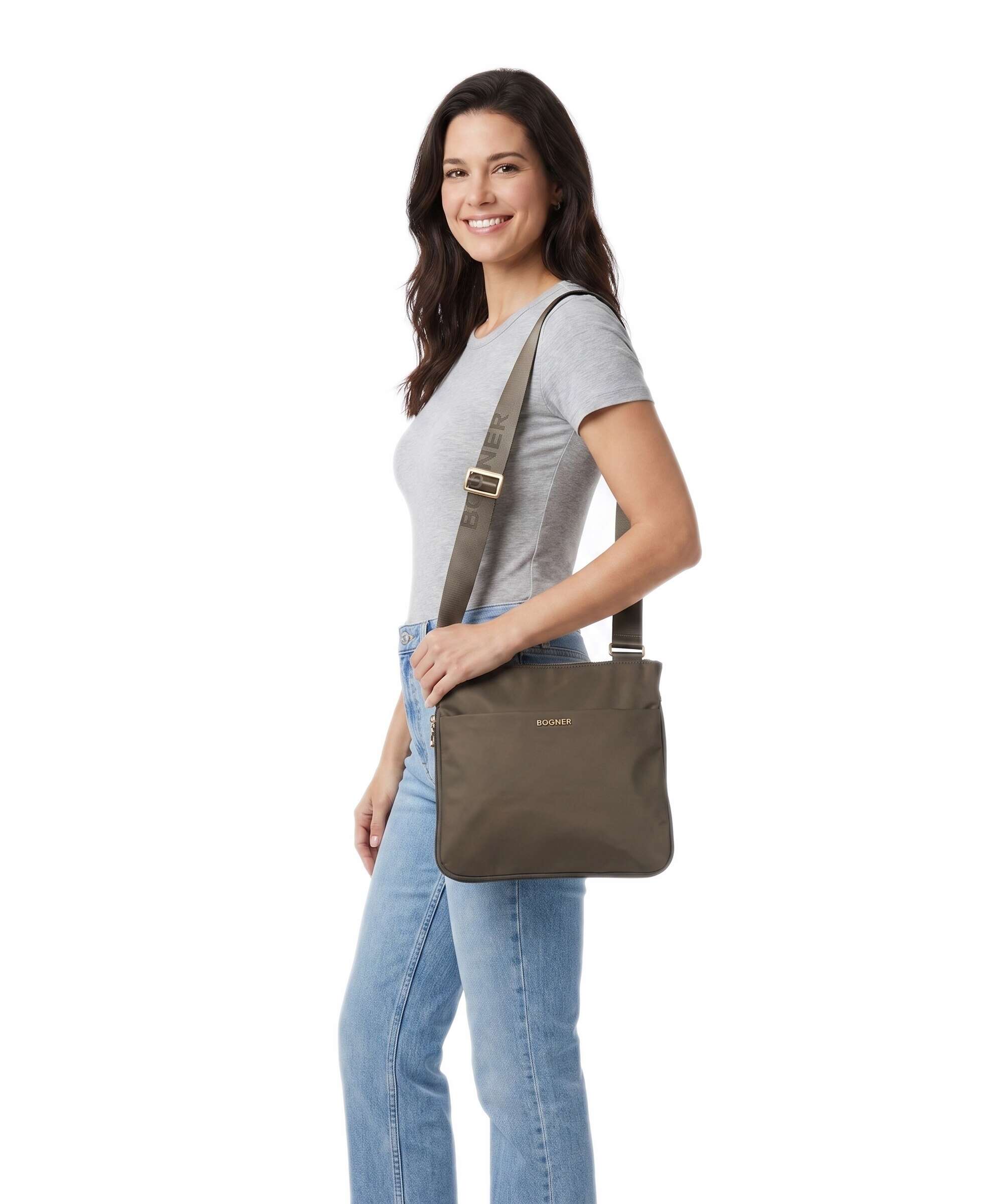 Bogner Klosters Neve Serena Crossbody bag dark olive