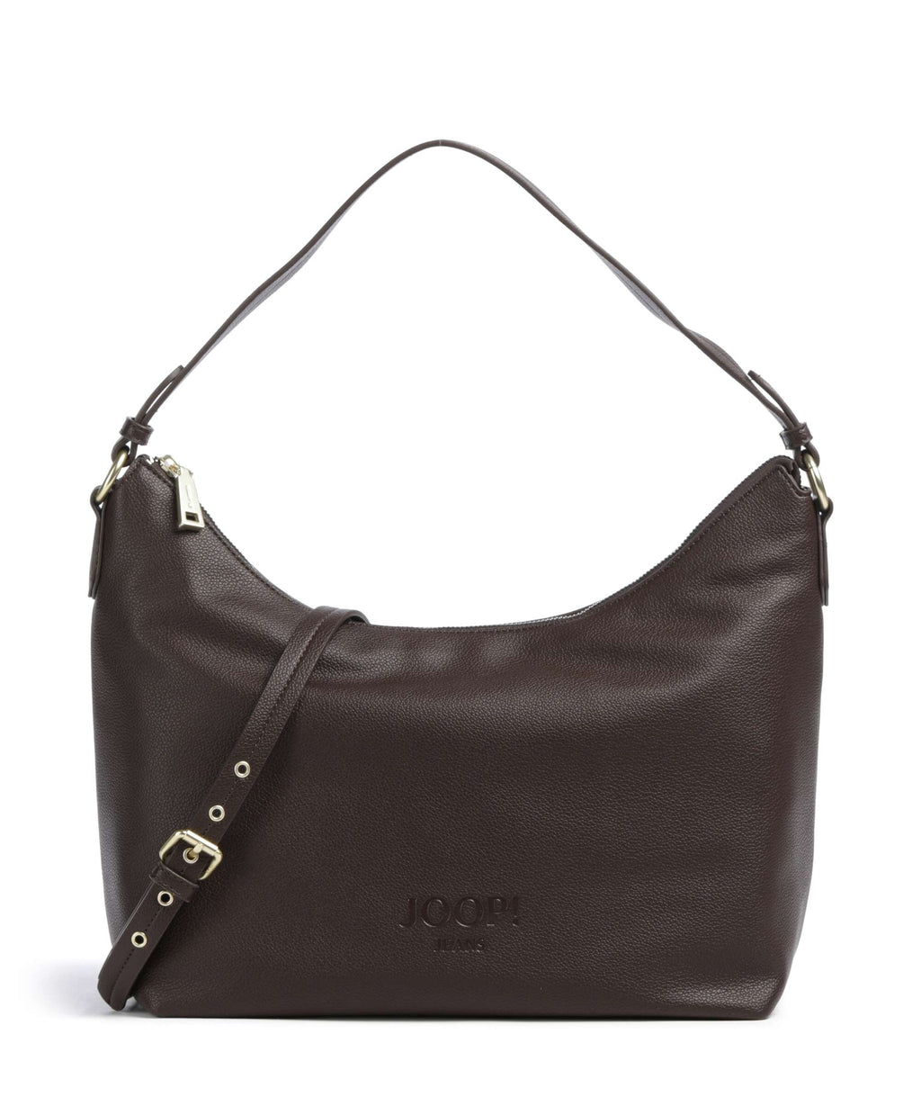 JOOP! Jeans Cuore Lettera Dalia Hobo bag darkbrown
