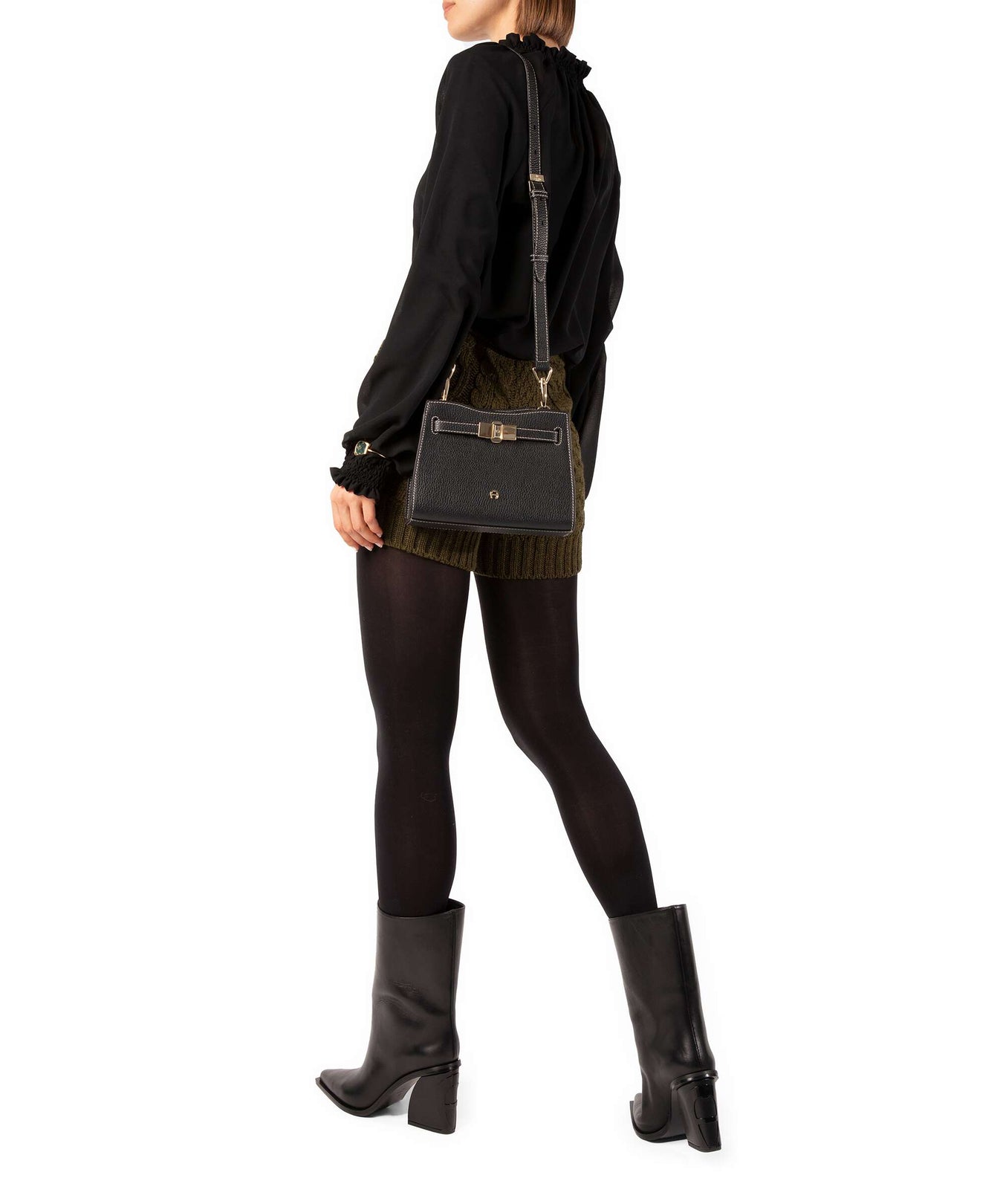 Aigner Farah S Crossbody bag black 