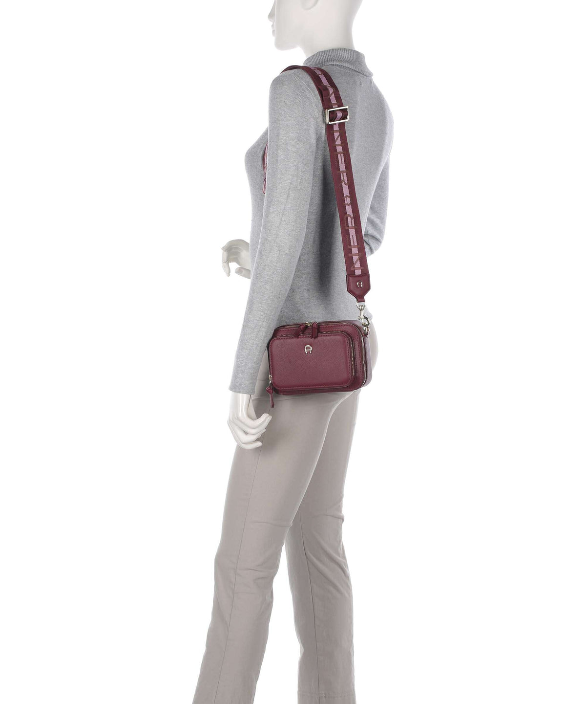Aigner Zita S Crossbody bag burgundy