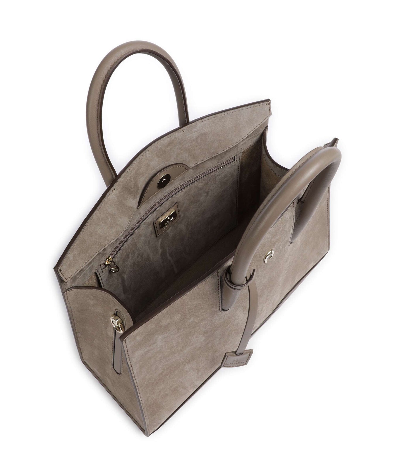 Aigner Eve M Handbag coal brown