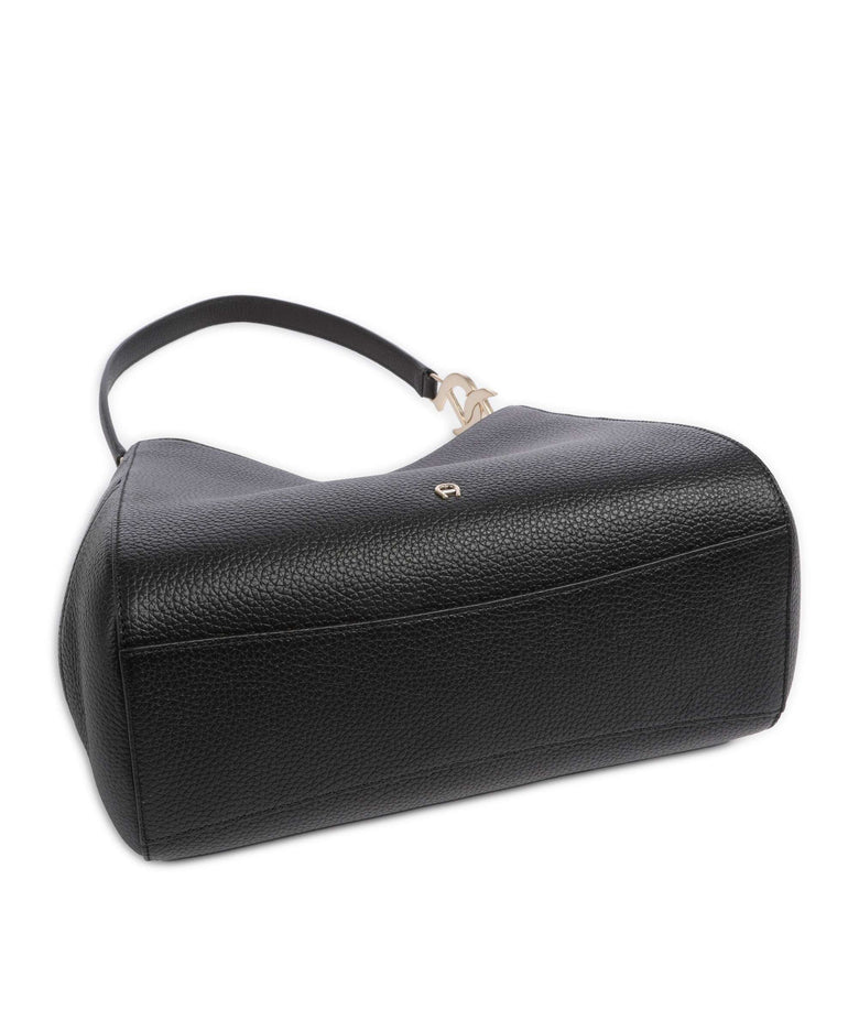 Aigner Jerzy M Hobo bag black