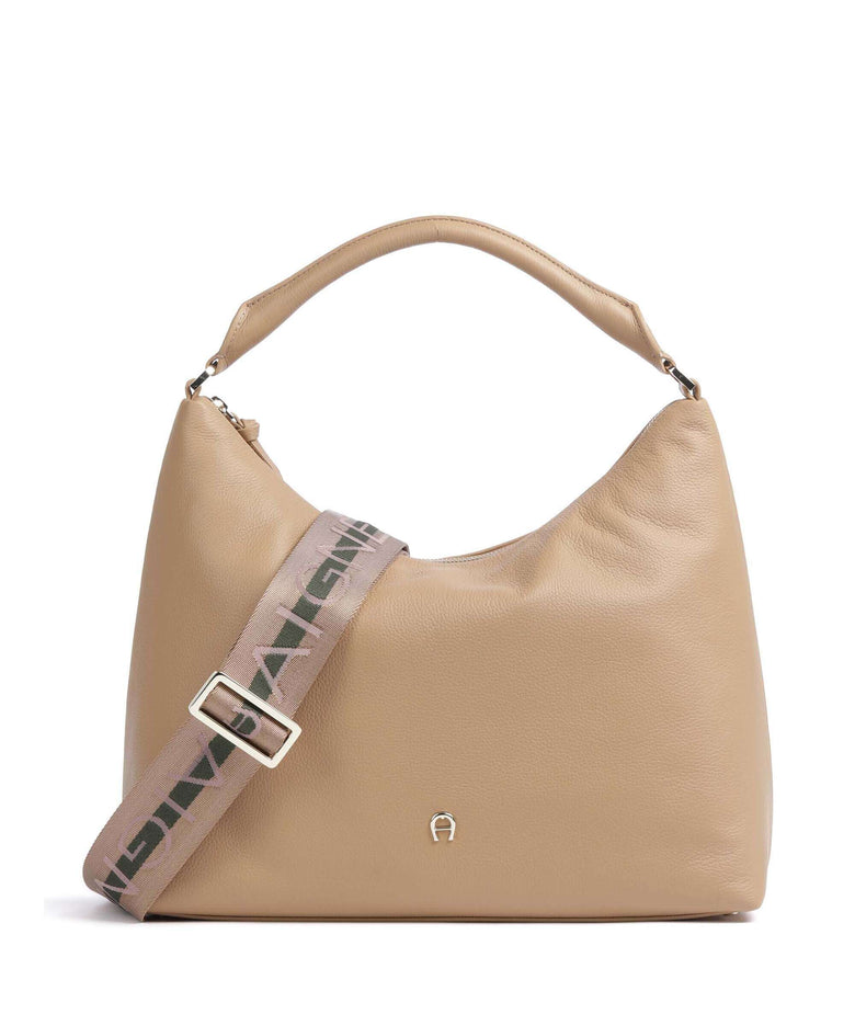 Aigner Zita M Hobo bag trench beige