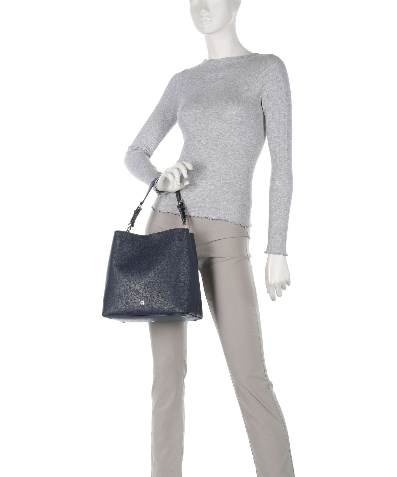 Aigner Delia M Hobo bag cosmic blue