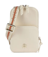 Aigner Zita Phone bag macadamia white