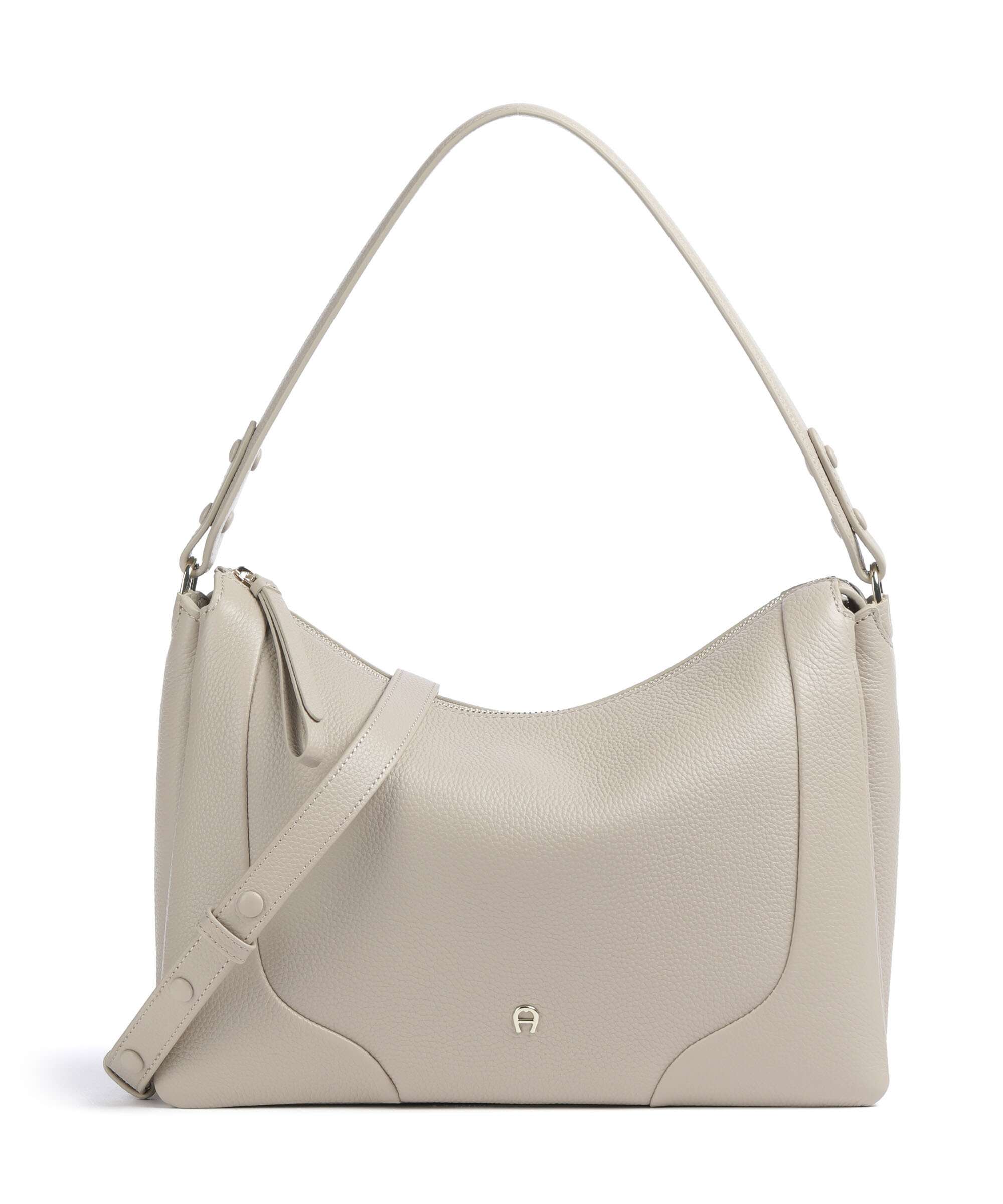 Aigner Mara M Hobo bag alpaca beige