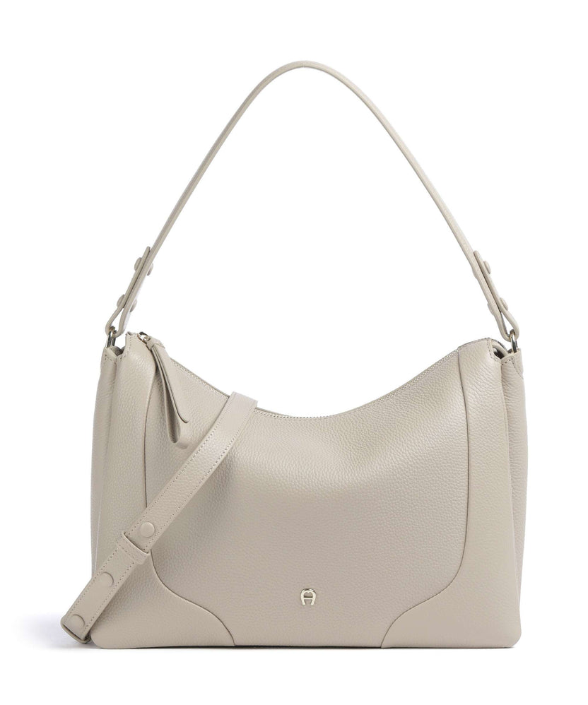 Aigner Mara M Hobo bag alpaca beige